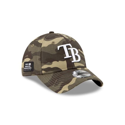 Tampa Bay Rays Gorra | New Era MLB Armed Forces Weekend 9twenty Adjustable Cap Mexico - Verdes